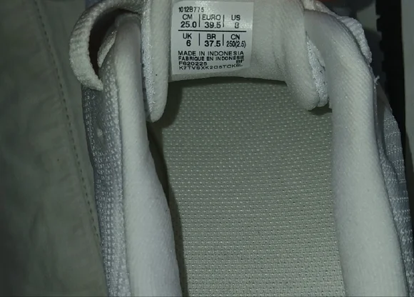 Asics White and Orange Athletic Shoes - Picture 4 of 4